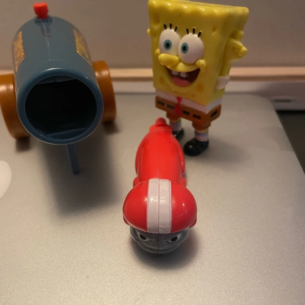 SpongeBob SquarePants Cannonball Jenkins Playset Yellow Rare collector